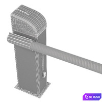 DoorHan Barrier Pro 3D Model Vray