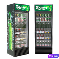 Refrigerated cabinet with drinks 3D Model Vray