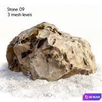 Stone 09 3D Model Vray