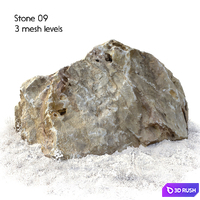 Stone 09 3D Model Vray