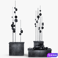 Tom Palmer - Black boxes 3D Model Vray