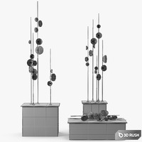 Tom Palmer - Black boxes 3D Model Vray