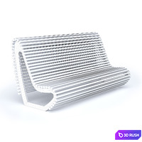 Bench Adanat "New Wave" 3D Model Corona
