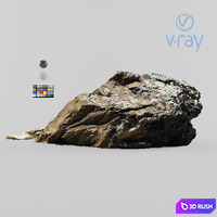 Qamarvan_Stone_001 3D Model Vray