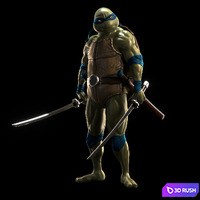 Ninja Turtle - Leonardo 3D Model