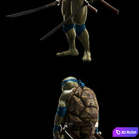 Ninja Turtle - Leonardo 3D Model Vray