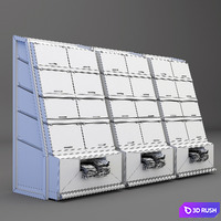 Bread Rack Superior 3D Model Vray