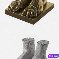 Atlanta Feet 3D Model Corona