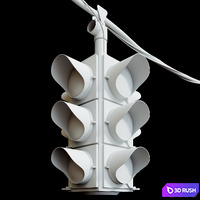 Traffic light 3D Model Corona