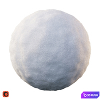 Snow material 3D Model Corona