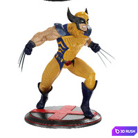 Wolverine_2_versions (metal / plastic) 3D Model Corona