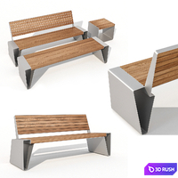 Bench street Adanat "Vladivostok" 3D Model Corona