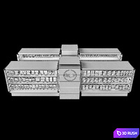 Trade Island 2 3D Model Vray