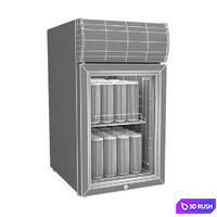 Red bull mini bar 3D Model Vray