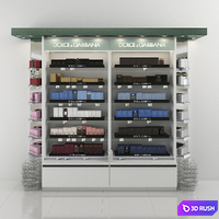 Trading rack perfumery Dolce &amp; Gabbana 3D Model Vray
