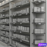 Trading rack perfumery Dolce &amp; Gabbana 3D Model Vray