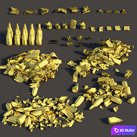 Trash2 3D Model Vray, Corona