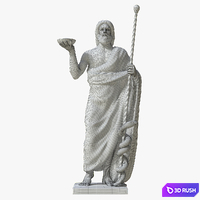 Asclepius 3D Model Vray