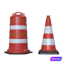 Repair Cone 3D Model Vray