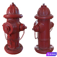 Hydrant 3D Model Vray