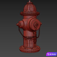 Hydrant 3D Model Vray