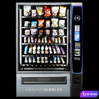 Vending machine 3D Model Vray