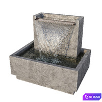 Fountain campania 3D Model Corona