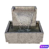 Fountain campania 3D Model Corona