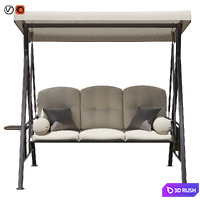 Garden Swing Garden Way Z003 3D Model Vray, Corona