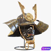 Kabuto 001 3D Model Vray