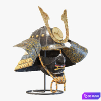 Kabuto 001 3D Model Vray