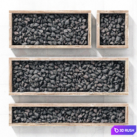 Gravel frame / Gravel in the forms 3D Model Vray