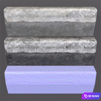 Old borders / Old borders 3D Model Corona
