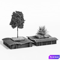 Quaddy 3D Model Vray, Corona