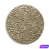 Round Wall panel Nebula Metal art 3D Model