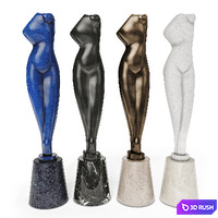 Archipenko Alexander Torso Sculpture 3D Model