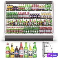 Brandford Ikar with beer bottle 3D Model