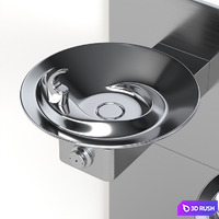 Haws - Wall Mount Fountain H1011.8 3D Model Corona