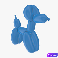 Balloon dog 3D Model Vray