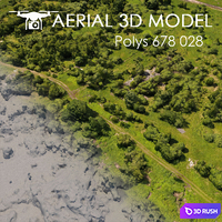 Aerial scan 8 3D Model Vray