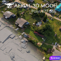 Aerial scan 13 3D Model Vray