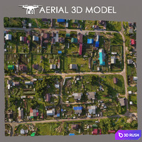Aerial scan 13 3D Model Vray