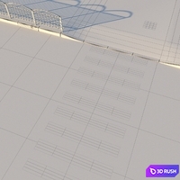Old borders 3D Model Vray, Corona