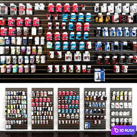 Shop of accessories for mobile phones_3 3D Model Vray, Corona