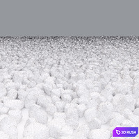 Pebble stone in the sand 3D Model Corona