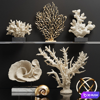 Decor Set 43 3D Model Corona