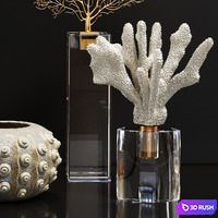 Decor Set 46 3D Model Vray, Corona