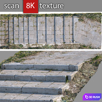 Staircase 6 3D Model Vray