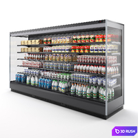 Refrigerated display case Brandford Tesey. 3D Model Vray, Corona