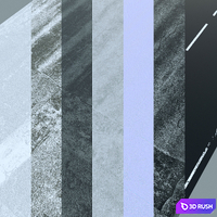 Snow covered road 3D Model Vray, Corona